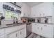 Well-maintained kitchen with stainless steel appliances, granite counters and white cabinets at 315 Fieldridge Dr, Lawrenceville, GA 30045