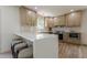 Stylish kitchen featuring white countertops and modern appliances at 3350 Pine Meadow Nw Rd, Atlanta, GA 30327