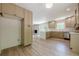 Spacious open-concept kitchen with wooden cabinets and stainless steel appliances at 3350 Pine Meadow Nw Rd, Atlanta, GA 30327
