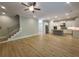 Open concept floorplan featuring living room and kitchen with a center island at 2071 Westside Blvd, Atlanta, GA 30318