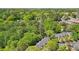 Aerial view of community surrounded by lush trees, offering privacy and a sense of natural beauty at 171 Riverview Trl, Roswell, GA 30075
