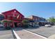 Street view of town buildings including Mac McGee, shops and restaurants at 171 Riverview Trl, Roswell, GA 30075