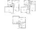 Floorplan showing the layout of the Main Floorplan, Upstairs Floorplan, and Basement Floorplan of the home at 360 Beracah Sw Trl, Atlanta, GA 30331