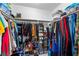 Spacious walk-in closet with ample shelving and hanging space for organized storage at 4657 Tartan Ct, Union City, GA 30291