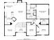 Detailed first floor plan showcasing the layout and dimensions of the home at 1770 Bethany Spring, Cumming, GA 30041