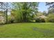 Expansive grassy backyard with mature trees, offering plenty of space and natural beauty at 1911 Lavista Ne Rd, Atlanta, GA 30329