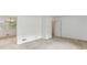 The bedroom features neutral walls, standard carpet, and a chandelier at 1911 Lavista Ne Rd, Atlanta, GA 30329