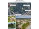 Aerial view of the neighborhood highlighting nearby schools and downtown proximity at 600 Bedfort Dr, Duluth, GA 30096