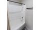 Clean shower featuring a tub and white tiling at 600 Bedfort Dr, Duluth, GA 30096