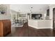 Dining area features lots of natural light and flows into the kitchen at 1165 Evergreen Oak Way, Dacula, GA 30019