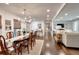Elegant living room and dining room with hardwood floors, stylish furniture, and ample natural light at 1531 Cooper Lake Se Rd, Smyrna, GA 30082