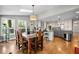 Eat-in kitchen with stainless appliances, granite countertops, and breakfast nook at 965 River Overlook Ct, Sandy Springs, GA 30328