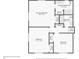 Upstairs floor plan highlighting bedrooms, closets, bathrooms and primary bedroom layout at 1496 Country Squire Dr, Decatur, GA 30033