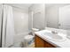 This bathroom features a shower, toilet, and sink at 625 Outlook Way, Atlanta, GA 30349
