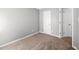 This bedroom is bright with neutral walls at 625 Outlook Way, Atlanta, GA 30349