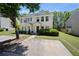 Attractive two-story home with well-maintained landscaping, paved driveway, and inviting front entrance at 625 Outlook Way, Atlanta, GA 30349