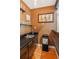 A charming bar area with hardwood floors, and attractive countertops, providing a stylish space for entertaining and relaxing at 4425 Reef Rd, Marietta, GA 30066