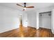 Bedroom featuring hardwood floors and ensuite bathroom at 800 Kiowa Ne Dr, Marietta, GA 30060