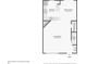 Floor plan of the first story of the home, with dimensions included at 10900 Wittenridge Dr # I4, Alpharetta, GA 30022