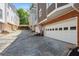 View of garages in an alleyway at 957 Piedmont Ne Ave # A, Atlanta, GA 30309