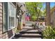 Inviting front porch provides a relaxing outdoor space with wood flooring at 957 Piedmont Ne Ave # A, Atlanta, GA 30309