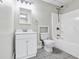 Bathroom features a new vanity, toilet, and shower-tub with good lighting at 1085 Crown River Pkwy, Mcdonough, GA 30252
