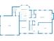 Layout of the first floor including the garage, living room, kitchen and dining room at 2648 Kenwood Dr, Duluth, GA 30096