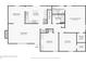 Floor plan of home showing layout of rooms on first floor at 151 John Christopher Dr, Alpharetta, GA 30009