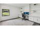 Bright home office with a large window, stylish desk, and plenty of storage at 151 John Christopher Dr, Alpharetta, GA 30009
