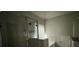 Main bathroom featuring a soaking tub and large glass shower at 231 Creek View Pl, Canton, GA 30114