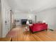 Bright living room with hardwood floors, fireplace, and large windows at 374 8Th Ne St, Atlanta, GA 30309