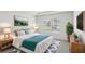 Comfortable main bedroom with a cozy bed and stylish furnishings at 7757 Sheffield Ter, Fairburn, GA 30213