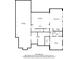 Layout of the basement featuring a recreation room, Gathering room, and bedroom at 3318 Monceau Way, Roswell, GA 30075