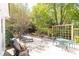 Outdoor patio features furniture and decor with a privacy fence at 4579 Blakedale Ne Cir, Roswell, GA 30075