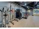 A complete workout awaits in this home gym, featuring modern equipment and ample space at 125 Mayo Rd, Covington, GA 30014