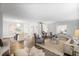 Expansive living area with open layout, stylish furnishings, and plenty of natural light at 3648 Peachtree Ne Rd # 2Q, Atlanta, GA 30319