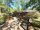 Spacious wooden deck perfect for outdoor entertaining, surrounded by lush trees at 4257 Webb Rd, Tucker, GA 30084