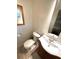 Powder room featuring modern fixtures and classic design at 4257 Webb Rd, Tucker, GA 30084