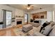 Cozy living room features a fireplace and open-concept design at 2477 Lakebrooke Dr, Marietta, GA 30066