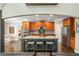 Gourmet kitchen features granite countertops, stainless steel appliances, and a large island at 107 Estates At The Lake Dr, Canton, GA 30114