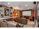Comfortable seating in a home theater, perfect for relaxing at 107 Estates At The Lake Dr, Canton, GA 30114