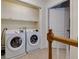Convenient laundry room with modern washer and dryer, and ample storage space at 2700 Ridge Run Tr Trl, Duluth, GA 30097