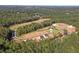 Aerial shot of Briar Creek community showcasing new homesites and wooded surroundings at 6102 Marigold Way, Atlanta, GA 30349