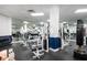 Well-equipped fitness center with various machines and free weights for residents' health and wellness at 1501 Clairmont Rd # 1818, Decatur, GA 30033