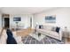 Bright living room with a modern decor featuring comfortable seating, area rug, and stylish furnishings at 1501 Clairmont Rd # 1818, Decatur, GA 30033
