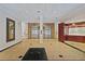Spacious lobby features tile floors, elevators, mailboxes, and neutral paint at 1501 Clairmont Rd # 1818, Decatur, GA 30033