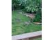 Lush backyard featuring two deer grazing on a well-manicured lawn with mulched garden beds and mature trees at 1760 Commonwealth Trl, Cumming, GA 30041