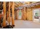 Unfinished basement with exposed beams and ductwork at 1045 Westcroft Ln, Roswell, GA 30075