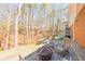 Picturesque backyard retreat with a cozy fire pit and comfortable seating for outdoor enjoyment at 1250 Northcliff Trce, Roswell, GA 30076