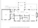 Detailed floor plan showing layout of rooms, garage, and outdoor deck spaces at 1250 Northcliff Trce, Roswell, GA 30076